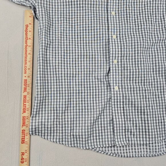 Antigua Shirt Mens XL Notre Dame Button Down Long Sleeve Gold ND Embroidery - Picture 6 of 10